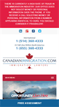 Mobile Screenshot of canadianimmigration.com